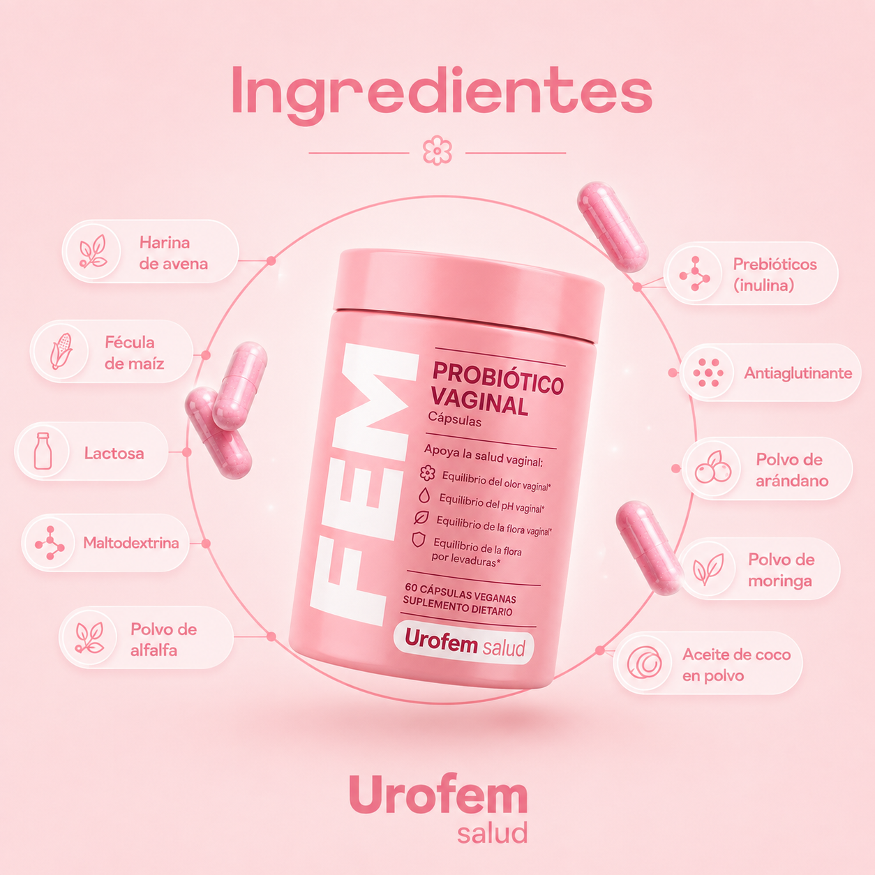 Urofem Salud - Probiótico Vaginal